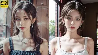 「AI绘画教学」如何控制CFG值达到细节丰富画面又不崩坏？性感美女 lookbook ， 룩북 | 그림 ， swimsuit look 수영복 룩, AI ART, | 老王的魔都生活