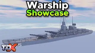 TDX WARSHIP SHOWCASE (WITH STATS) - Tower Defense X Roblox