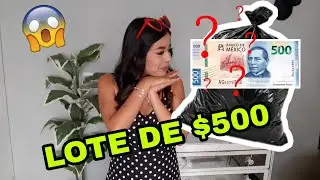 Compre un lote de ROPA USADA X $500😱 checa lo q traía!
