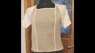Быстро-кофта из остатков пряжи