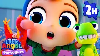 Joãozinho e o Dino! | 2 HORAS DE LITTLE ANGEL BRASIL! | Músicas Infantis em Português