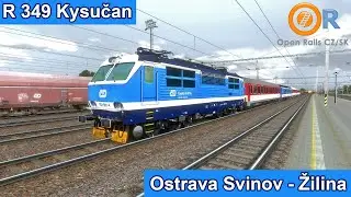 OpenRails CZ/SK - R 349 - Ostrava Svinov - Žilina -  ČD 151 011-4