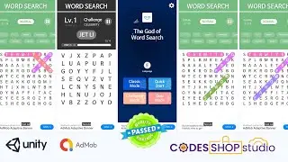 Word Search Pro | Word puzzle | Unity source code