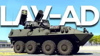 O blindado multifunção americano 'LAV-AD' - War Thunder