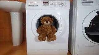 Bosch series 2 washing machine full cycle, ASMR