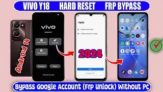 How To Vivo Y18 Hard Reset ✅ Bypass Google Account✅No Need for Computer 2024✅ FRP Unlock Android 14