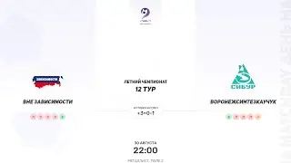 Вне зависимости × Воронежсинтезкаучук. Четвертая лига. Летний Чемпионат