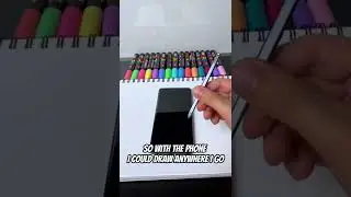 Customizing My NEW Phone with Posca Markers! Satisfying! (