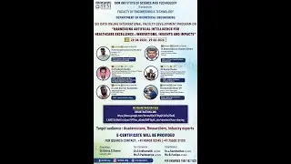 Six Days Online International FDP - Internet of Medical Things - Day 5