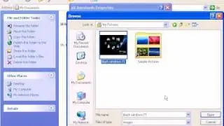 Add a Picture to a Folder in Windows XP