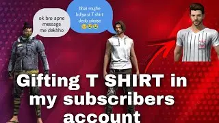 GIFTING JERSEY TO MY  SUBSCRIBERS ACCOUNT /#FREEFIRE VIDEO/ FREE FIRE