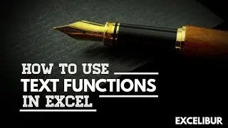 Text functions in excel