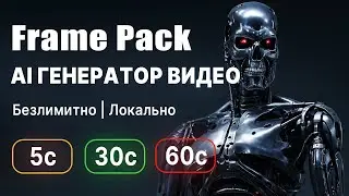 FramePack | Безлимитный AI генератор видео на компьютере. Как установить, пользоваться