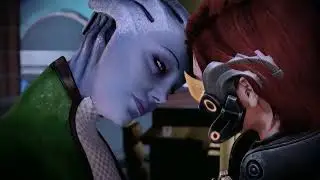 Mass Effect 2 Legendary Edition - роман с Лиарой, Шепард (feme)