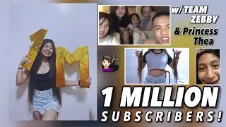 1M SUBS GINUPIT KO NA BUHOK KO! (w/ Team Zebby & PrincessThea!) | Shaina Denniz
