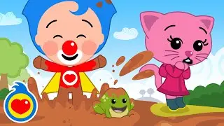 Plim Plam, A Saltar En El Lodo! ❤️ Canciones Infantiles | Plim Plim
