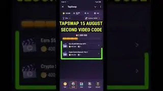 Earn $5000 With Chat Gpt Video Code TapSwap Today | TapSwap Code Today | TapSwap 15 August Code