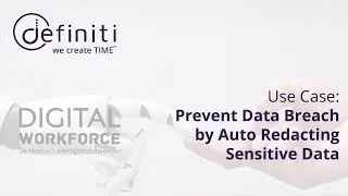 definiti digital coworker - Use Case: Document Redaction