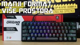 HyperX Alloy Origins 60 Mehanička Tipkovnica [HyperX Red Linear]