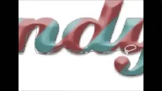 Photoshop 3D Candy Text Effect Tutorial