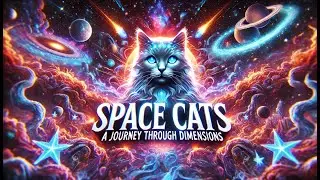 Space Cats: A Journey Through Dimensions | Guided by Crystal Deva Luminara | 432Hz | Healing Art