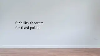 Stability theorem for fixed points