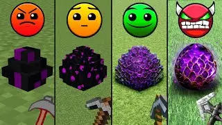 ender dragon with different emoji in Minecraft