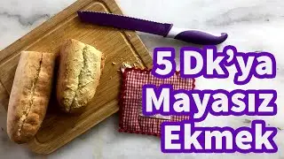 5 dk'ya Hazır Mayasız Ekmek Tarifi 