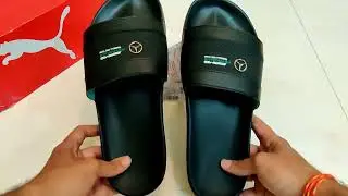 PUMA Motorsport | Unisex Black MERCEDES Leadcat Printed Sliders | UNBOXING!!