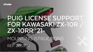 REF. 20535N - LICENSE SUPPORT FOR KAWASAKI ZX-10R 21'- / ZX-10RR 21'-