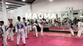 Berlatih di Markas Magma Taekwondo Club