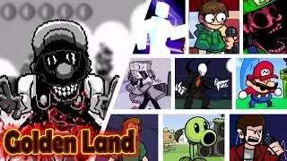 Golden Land but a different cover is used every turn. [FNF Mario Madness]