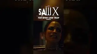 'The Wire Saw' Trap Scene (Finale) from Saw X (2023) #shorts #sawx #horrorclips