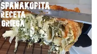 Pascualina con hojaldre rápido de Uruguay pero Griega  receta spanakopita 🍃🥧