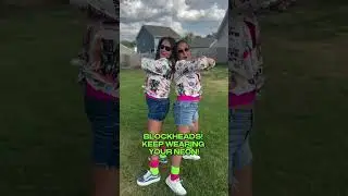 Blockheads! We've loved seeing all of your neon outfits this summer.