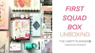 FIRST SQUAD BOX!  // Unboxing // The Happy Planner®️