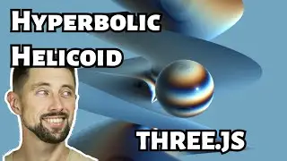 Hyperbolic Helicoid with three.js #1