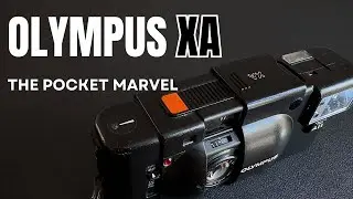 Olympus XA: testing basic functionality #vintagecameras #olympus #olympuscamera