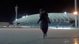 На катке Метеор  .Тренировка