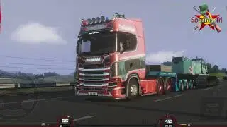 First Truck Gameplay | Trucker Of Europe 3 Zurich to Stuttgart Heavy Crane Cargo.