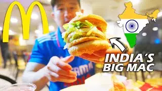 McDonald's in INDIA!! 🇮🇳 Exclusive India Menu! Butter Chicken, Maharaja, and more!