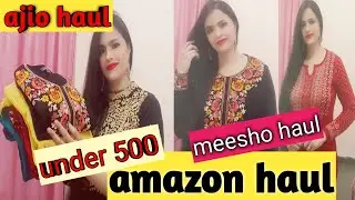 ajio woolen haul⚘amazon haul⚘meesho woolen haul⚘flipkart winter haul⚘under 5oo⚘woolen kurti haul⚘kur