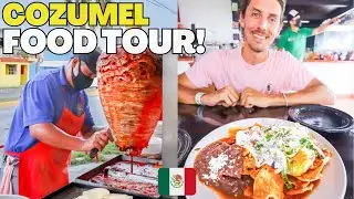 DON'T LEAVE COZUMEL WITHOUT TRYING THESE 12 FOODS! | Cozumel, Mexico Food Tour!