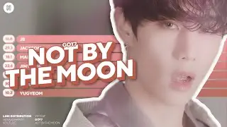 GOT7 - NOT BY THE MOON Line Distribution (Color Coded)