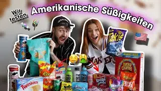 Wir testen AMERIKANISCHE Süßigkeiten 😂 *Challenge* | stineundmarc