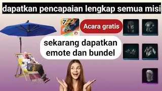 Cara menyelesaikan semua misi achievement di free fire || Dapatkan emote dan bundle gratis sekarang