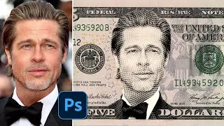 Photoshop Tutorial: How to Put a Face onto Paper MONEY