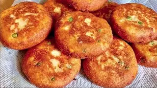 Potato pancakes with a trick to keep them from falling apart when frying!