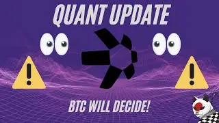 QUANT QNT - BITCOIN WILL DECIDE IF WE MOVE UP OR DOWN FROM CURRENT PRICE!