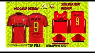How to jersey mockup design in photoshop(mockup design/ sublimation design)ဂျာစီ ဒီဇိုင်းဖန်တီးခြင်း